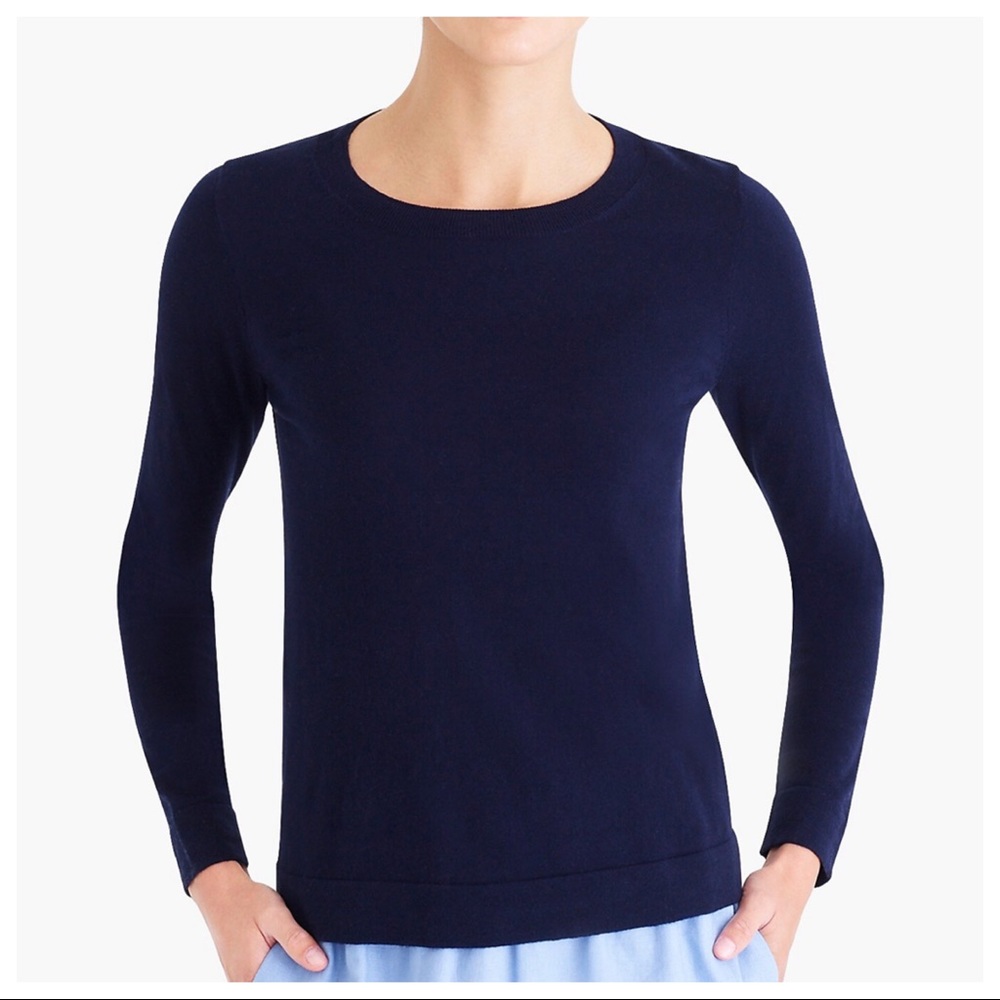 NWT🌟J Crew Factory Navy Teddie Sweater